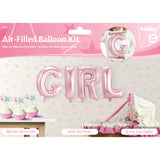 Folieballong Baby "Girl" (rosa)