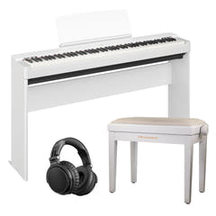 Yamaha P-225WH Piano Pack (Vit)
