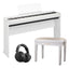 Yamaha P-225WH Piano Pack (Vit)