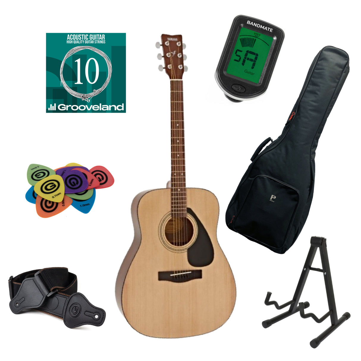 Yamaha F310 startpaket (naturligt)