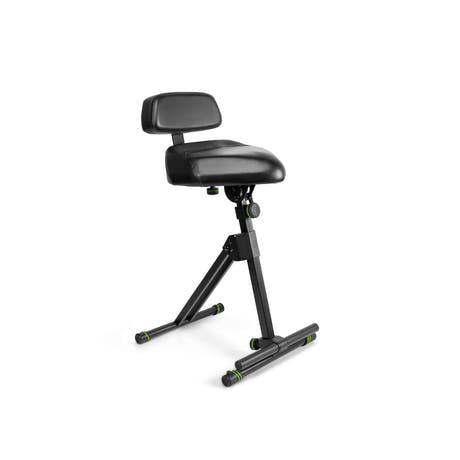 Gravity FM SEAT1 BR - Höjdjusterbar pall med fot- och ryggstöd