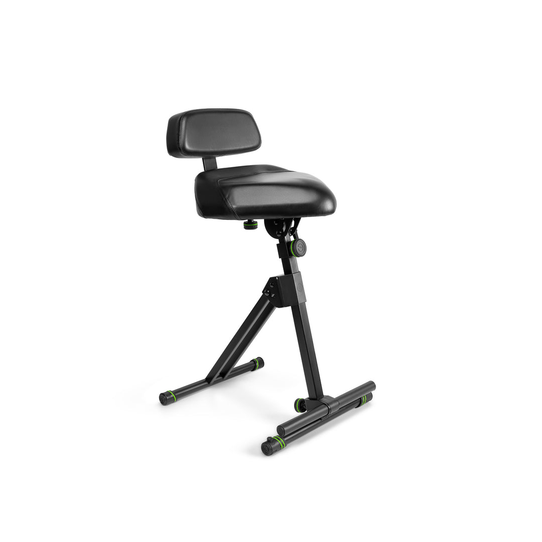 Gravity FM SEAT1 BR - Höjdjusterbar pall med fot- och ryggstöd