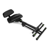 Gravity FM SEAT1 BR - Höjdjusterbar pall med fot- och ryggstöd