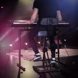 Gravity FM SEAT1 BR - Höjdjusterbar pall med fot- och ryggstöd