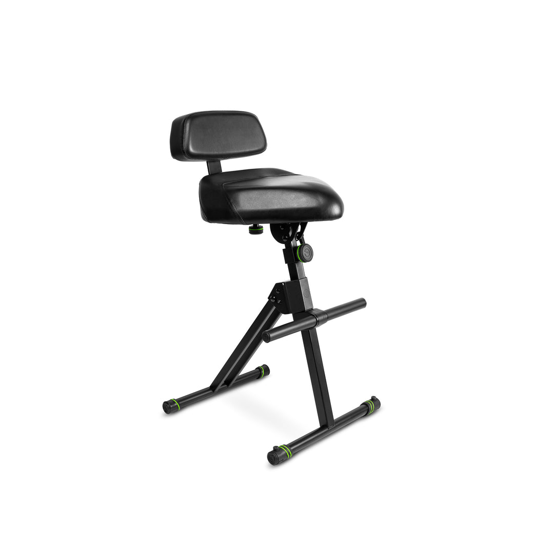 Gravity FM SEAT1 BR - Höjdjusterbar pall med fot- och ryggstöd