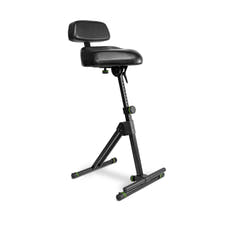Gravity FM SEAT1 BR - Höjdjusterbar pall med fot- och ryggstöd