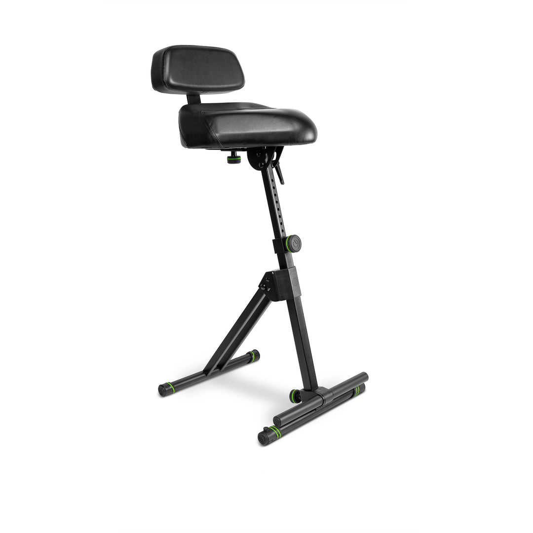 Gravity FM SEAT1 BR - Höjdjusterbar pall med fot- och ryggstöd