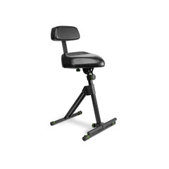 Gravity FM SEAT1 BR - Höjdjusterbar pall med fot- och ryggstöd