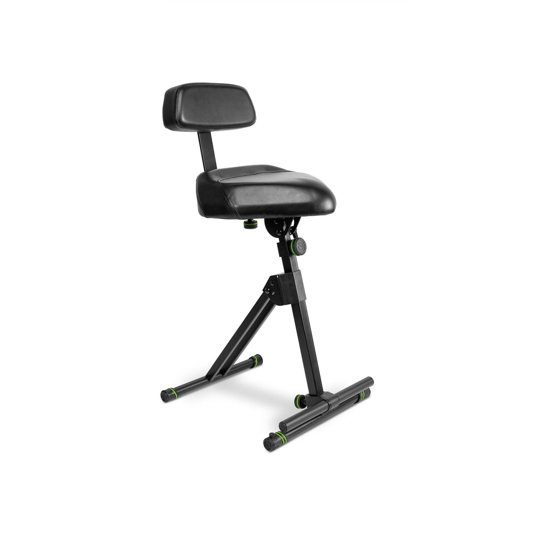 Gravity FM SEAT1 BR - Höjdjusterbar pall med fot- och ryggstöd