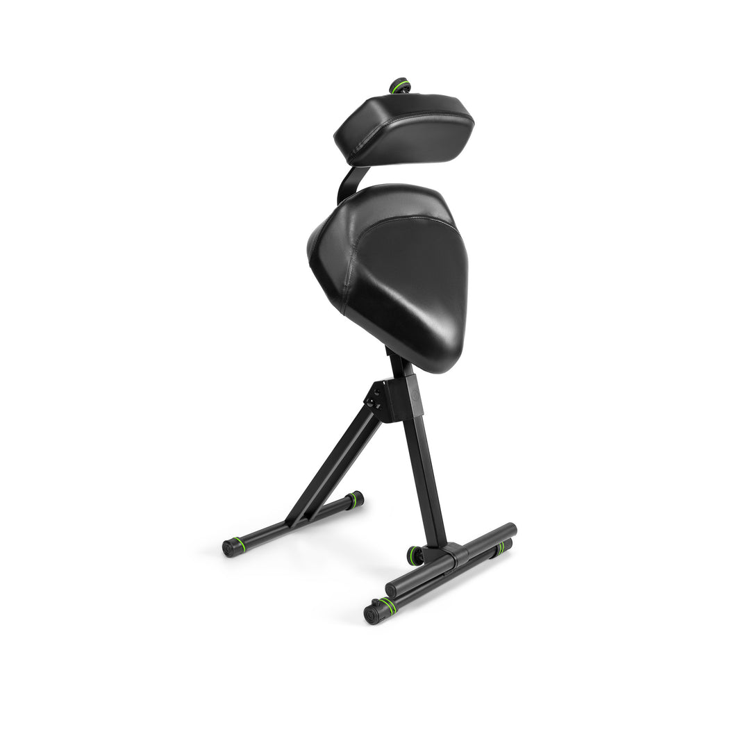 Gravity FM SEAT1 BR - Höjdjusterbar pall med fot- och ryggstöd