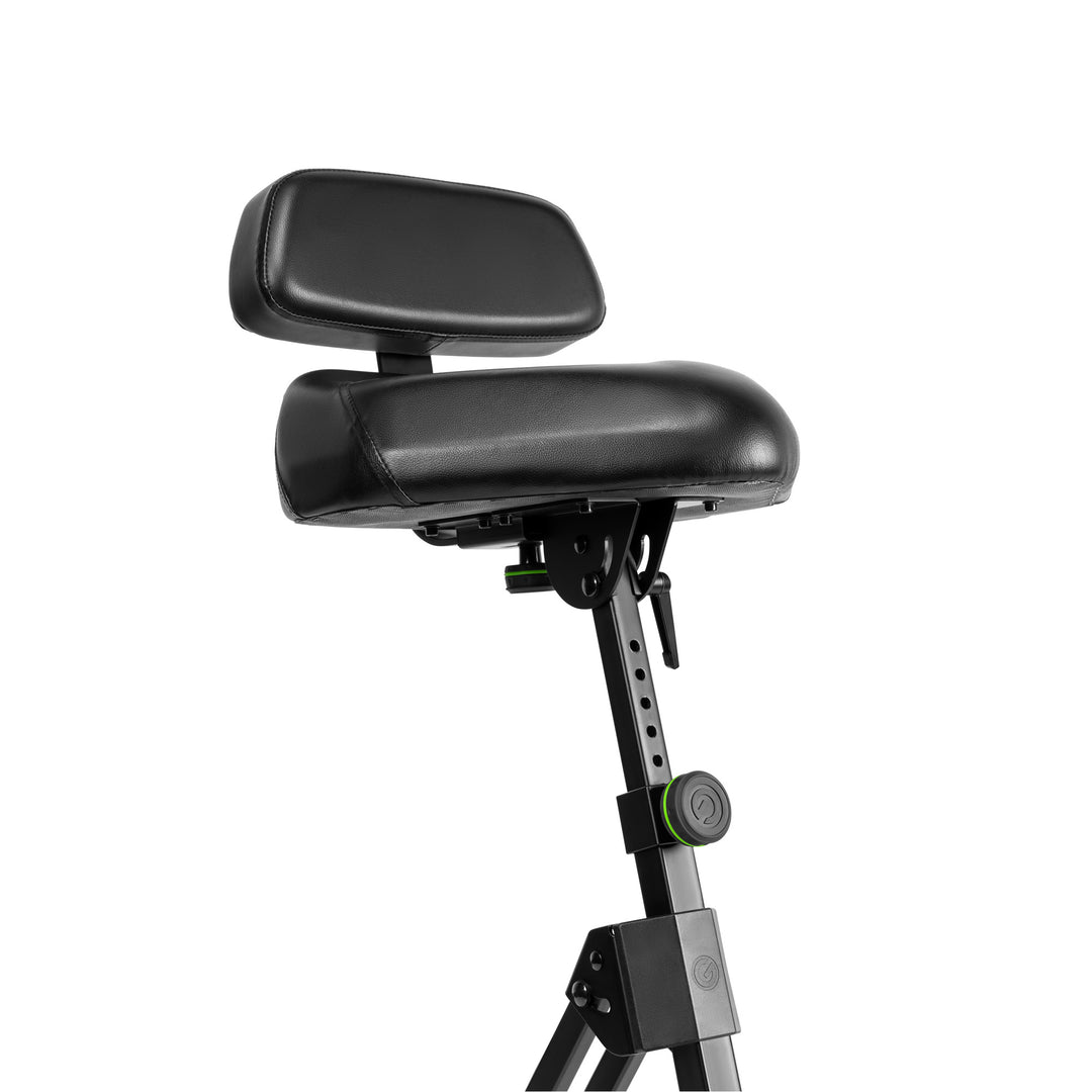 Gravity FM SEAT1 BR - Höjdjusterbar pall med fot- och ryggstöd
