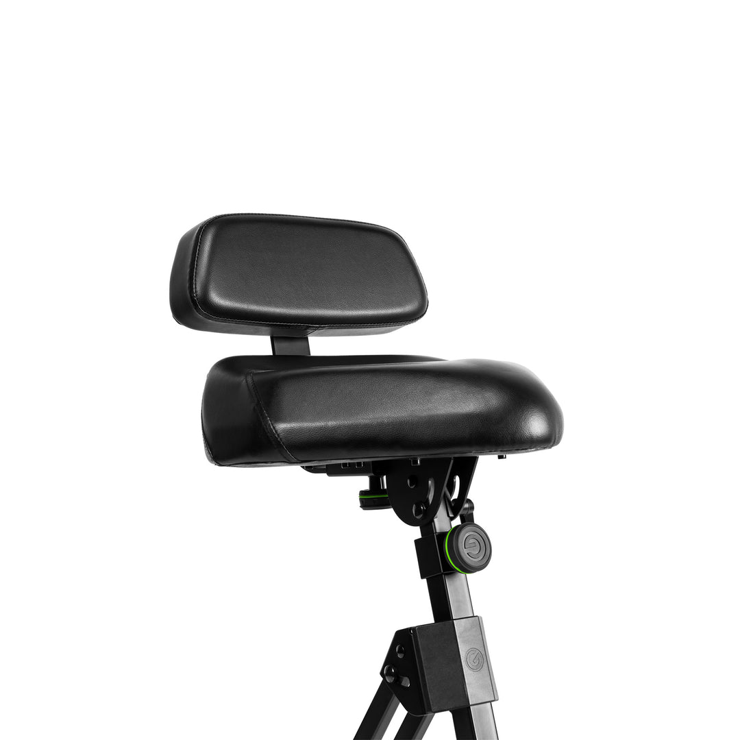 Gravity FM SEAT1 BR - Höjdjusterbar pall med fot- och ryggstöd