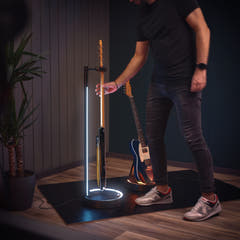 Gravity GS LS 01 NH B - Gitarrer GLOW-STAND®, Neckhug