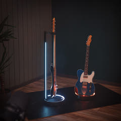 Gravity GS LS 01 NH B - Gitarrer GLOW-STAND®, Neckhug