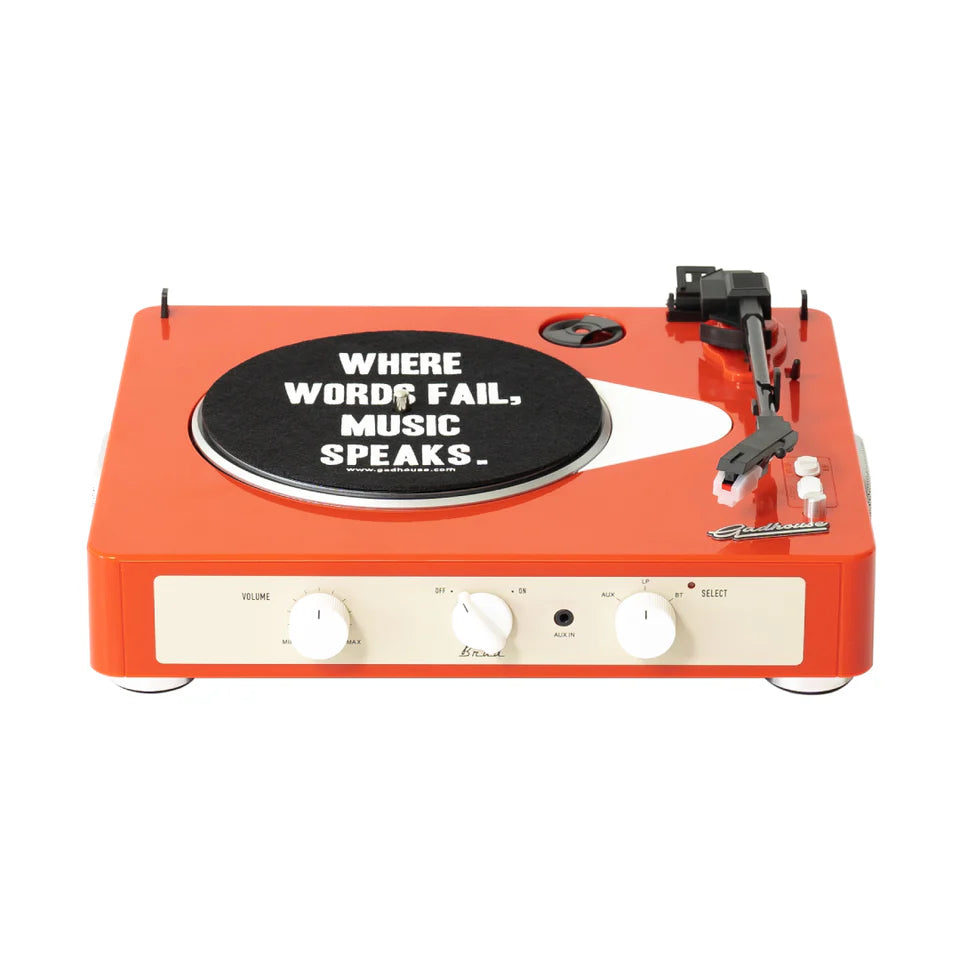 Crosley Brad Retro MK II Skivspelare, Tangerine