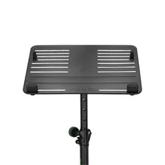Gravity LTS T 02 B - Universell laptopstativ med justerbara hållpinnar och stålfot, svart