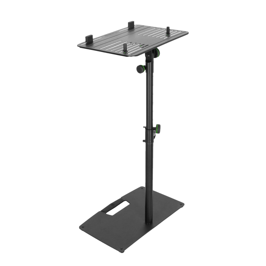 Gravity LTS T 02 B - Universell laptopstativ med justerbara hållpinnar och stålfot, svart