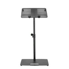 Gravity LTS T 02 B - Universell laptopstativ med justerbara hållpinnar och stålfot, svart