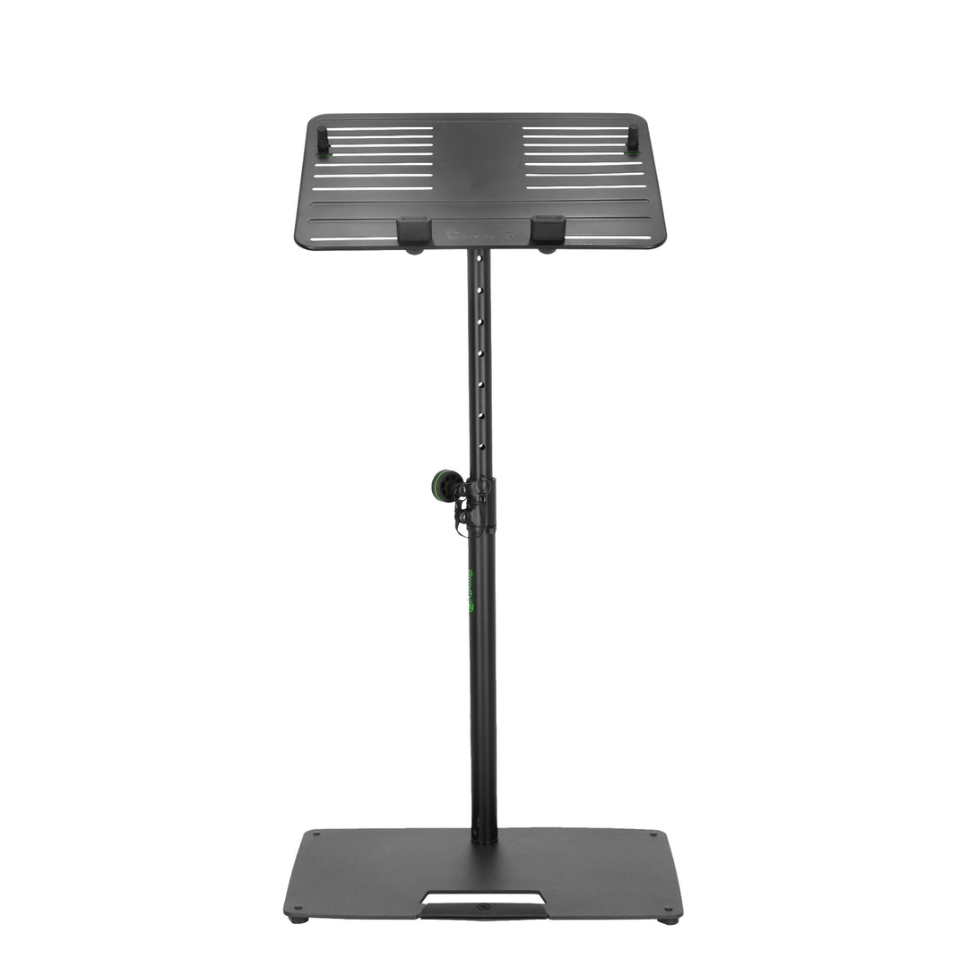 Gravity LTS T 02 B - Universell laptopstativ med justerbara hållpinnar och stålfot, svart