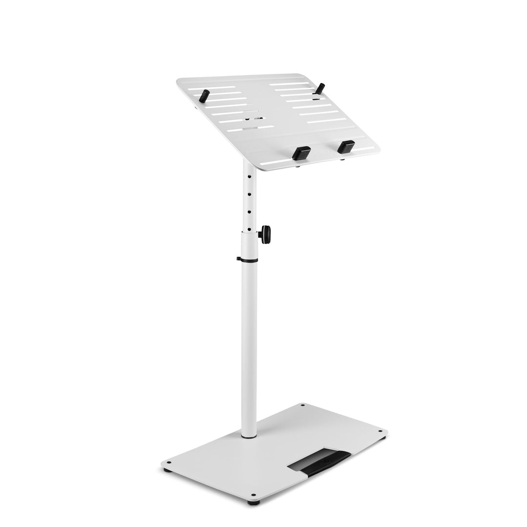 Gravity LTS T 02 W - Universell laptopstativ med justerbara hållstift och stålfot