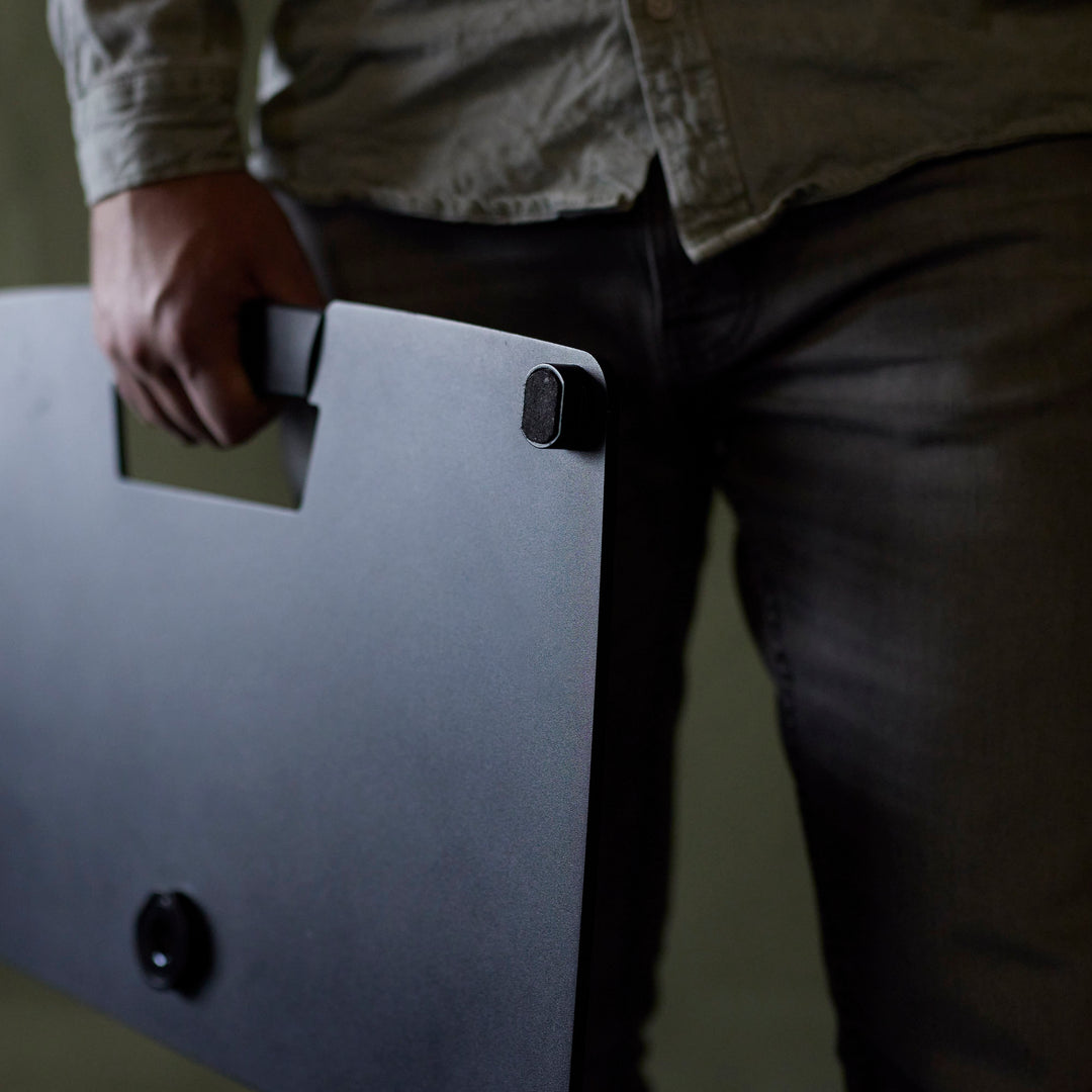 Gravity LTS T 02 W - Universell laptopstativ med justerbara hållstift och stålfot