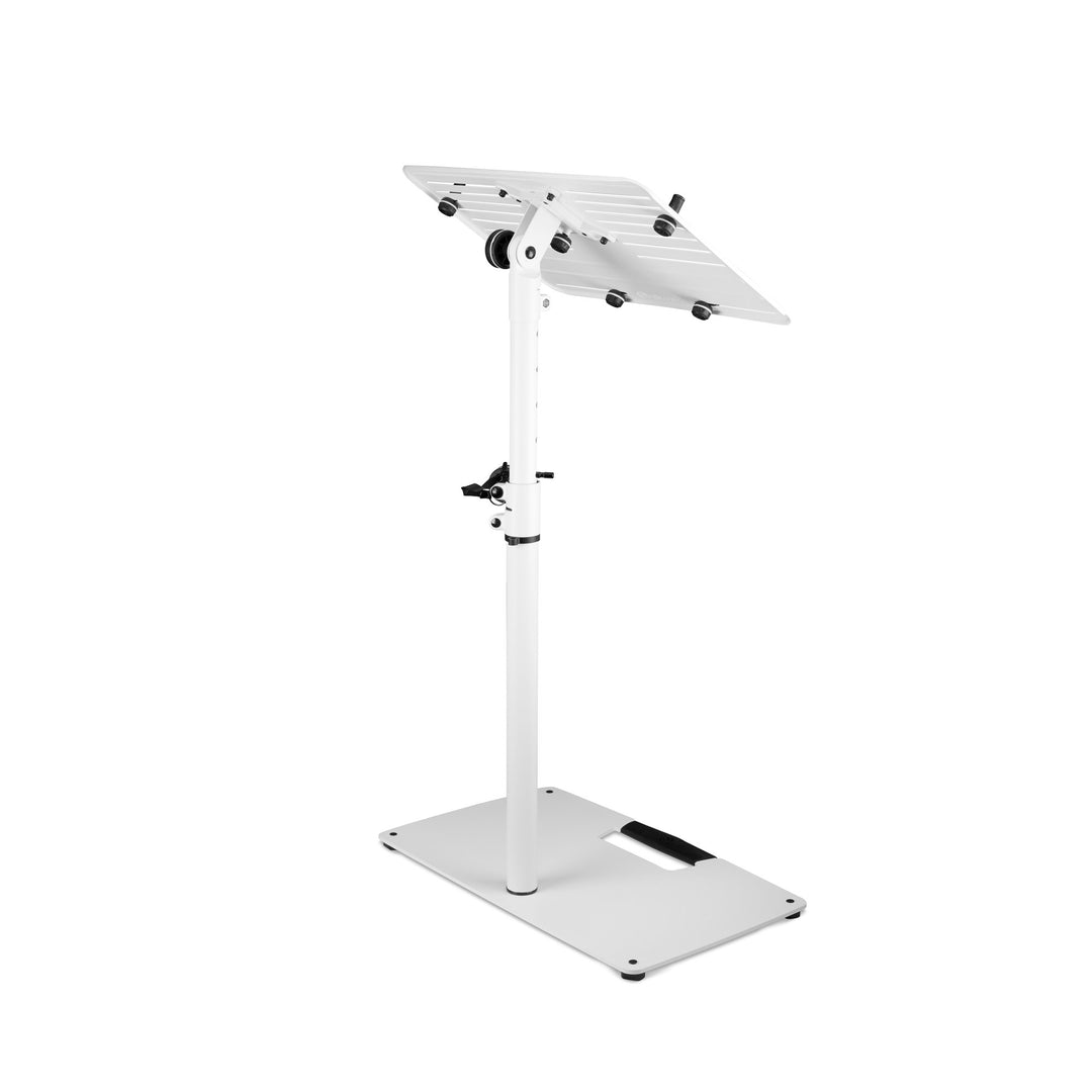 Gravity LTS T 02 W - Universell laptopstativ med justerbara hållstift och stålfot