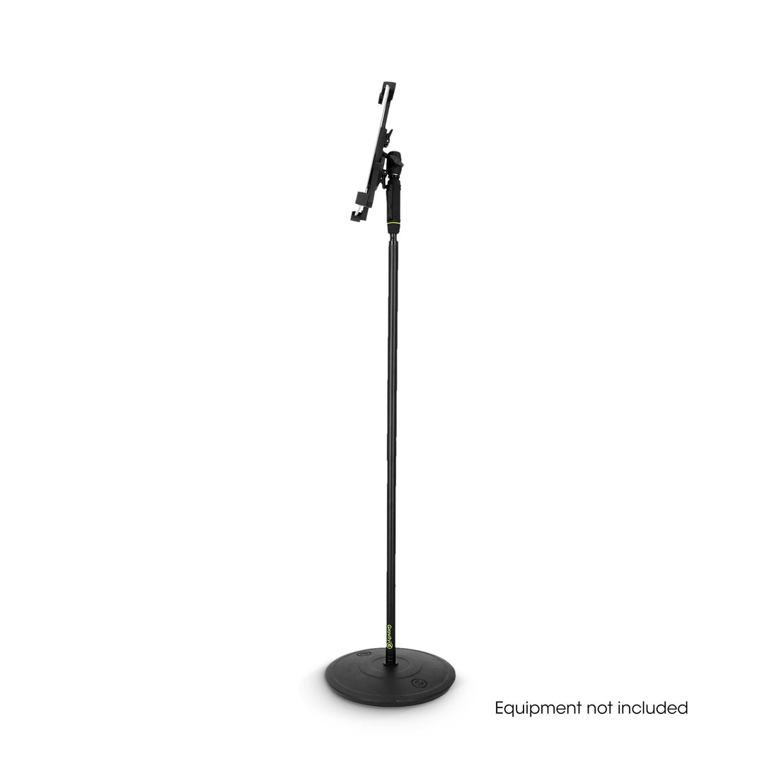 Gravity MA T TH 02 SET 2 - Tablethållare för resande och enhands mikrofonstativ med rund fot