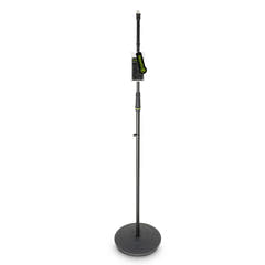 Gravity MS 23 - Mikrofonstativ med rund bas, svart