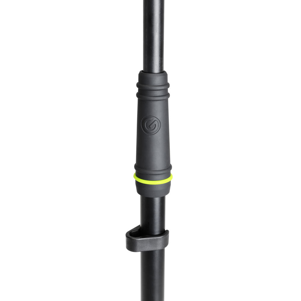 Gravity MS 4221 B - Kort mikrofonstativ med hopfällbar trebensfot och 2-punkts justerbar boomarm