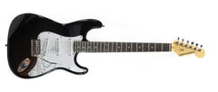 Grooveland ST El-gitarr (Svart)