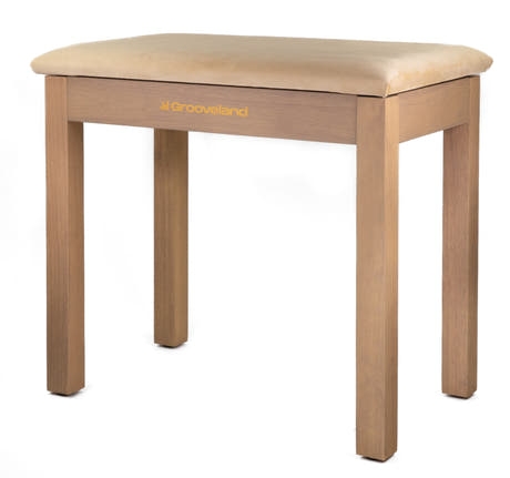Grooveland KB150 Pianobänk (Trä/Beige)