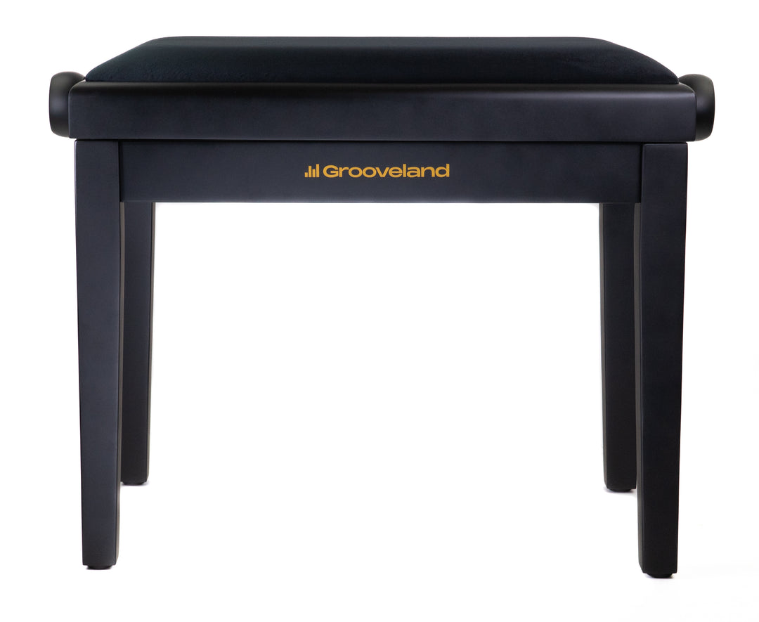 Grooveland KB200 Pianobänk (Matt Svart)