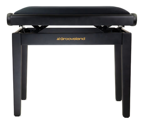 Grooveland KB200 Pianobänk (Matt Svart)