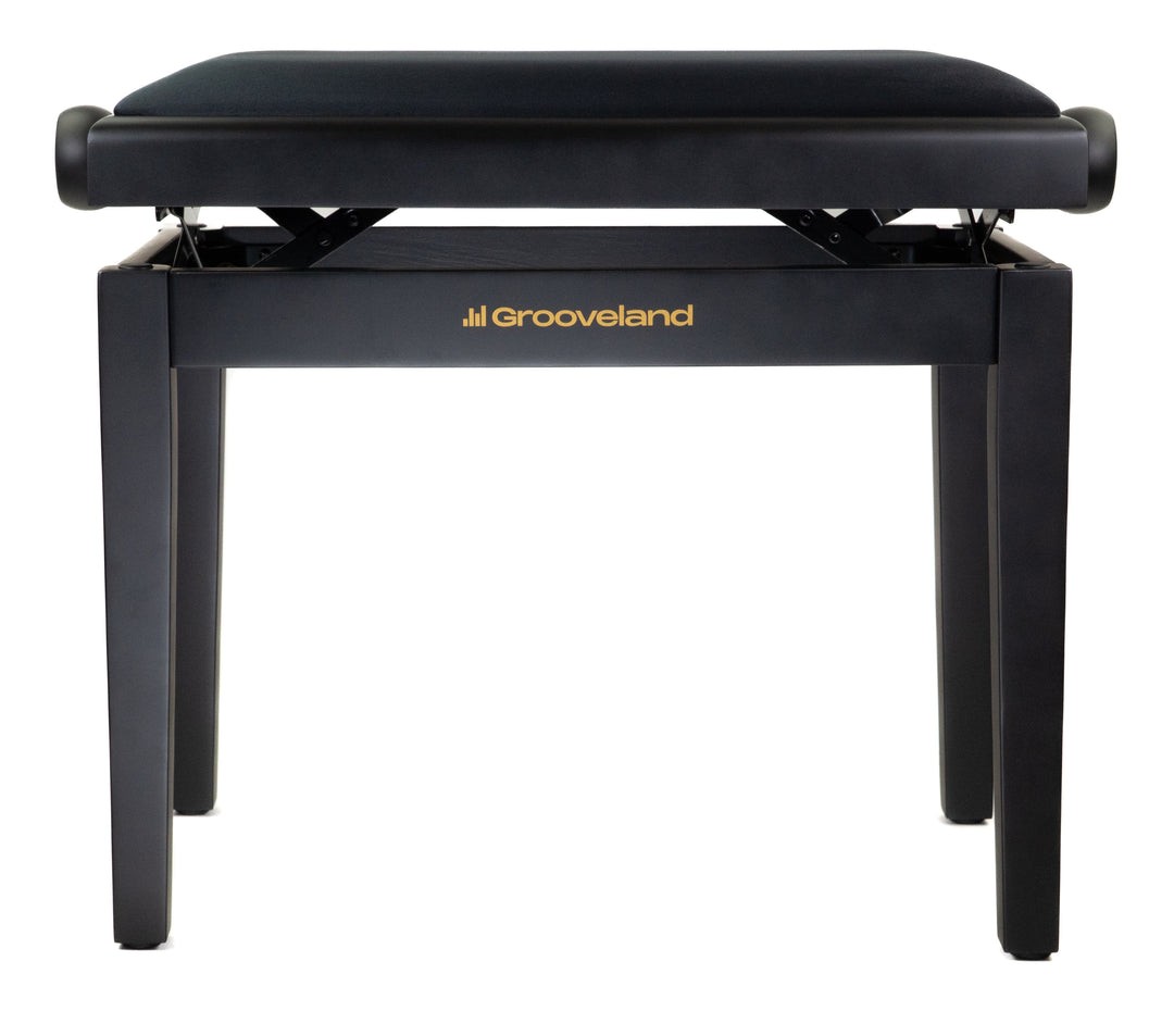 Grooveland KB200 Pianobänk (Matt Svart)