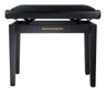 Grooveland KB200 Pianobänk (Matt Svart)