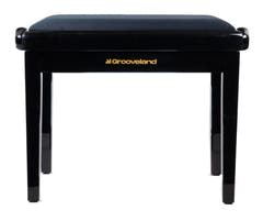 Grooveland KB200 Pianobänk (Svart Högglans)