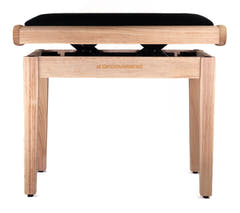 Grooveland KB250 Pianobänk (Trä/Svart)