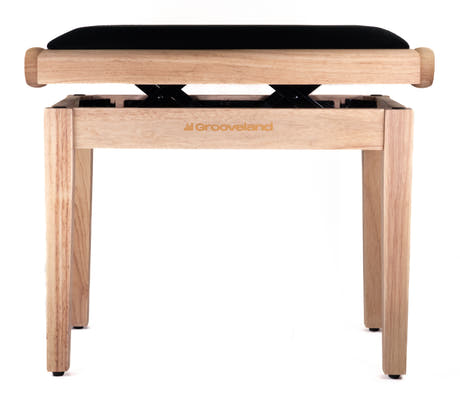 Grooveland KB250 Pianobänk (Trä/Svart)