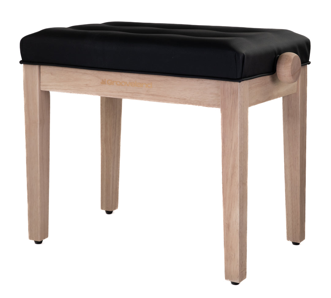 Grooveland KB300 Pianobänk (Natur/Svart)