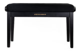 Grooveland KB320 Dubbel pianobänk (Matt svart)