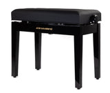 Grooveland KB400 Hydraulisk pianobänk (Svart Högglans)