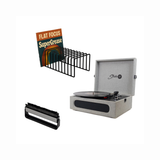 Studio 57 Groovy Skivspelare (Grå) Paket