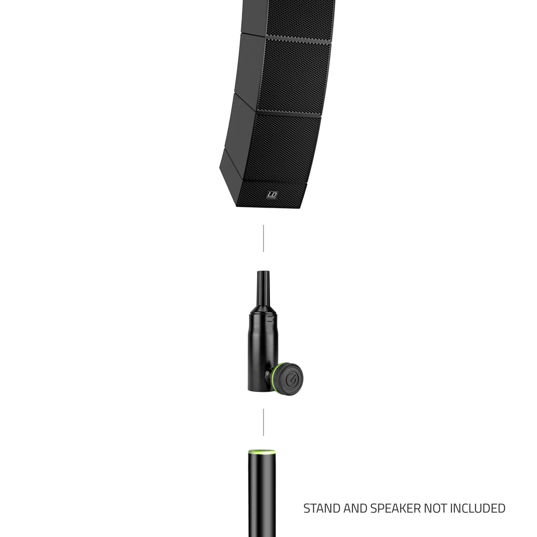 Gravity SF CURV M - Reduktionsfläns 36 mm till Curv-fläns han för korrekt dansk