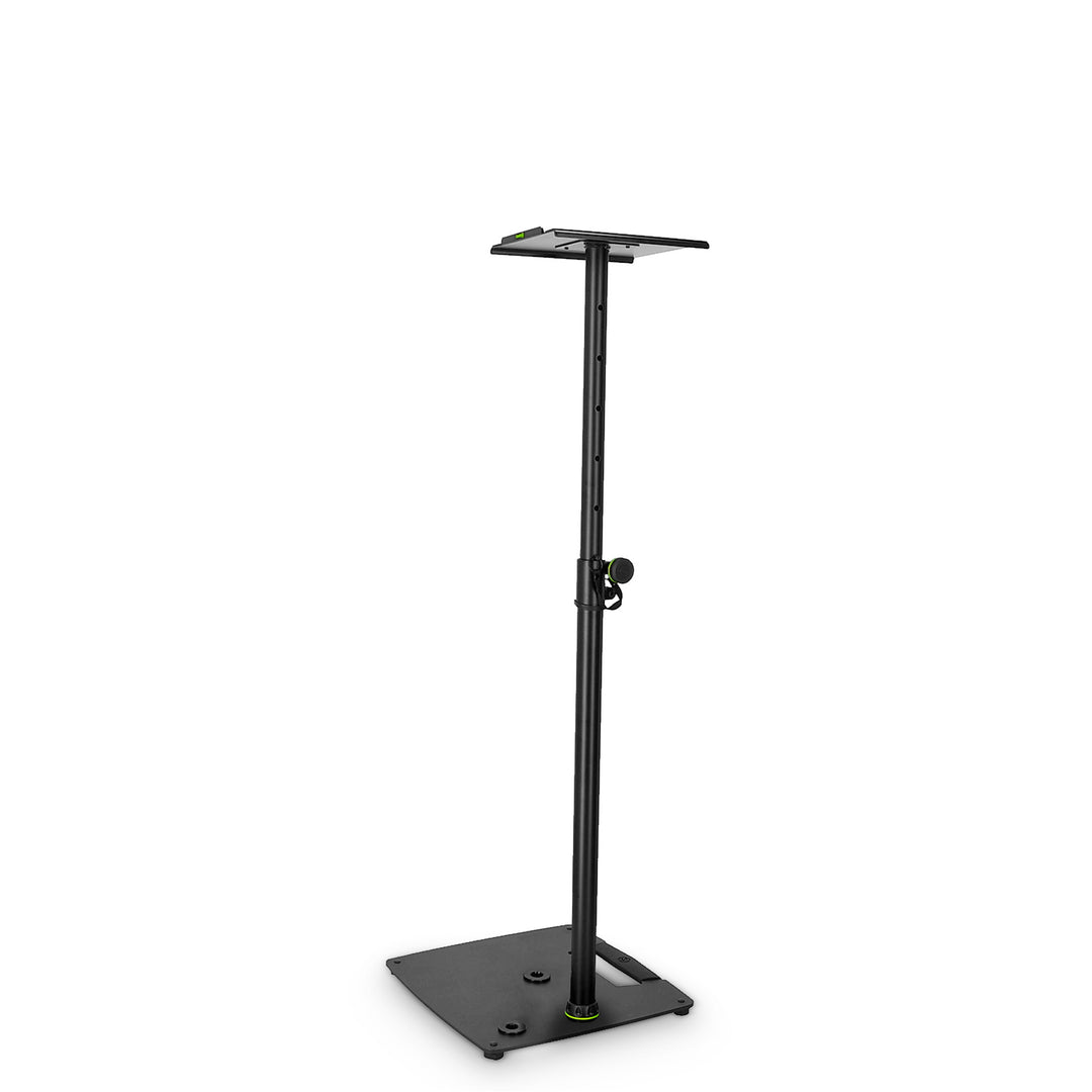 Gravity SP 3202 CS B - Högtalarstativ för studiomonitor med fyrkantig stålfot