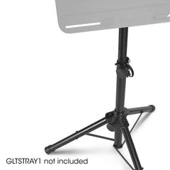 Gravity SP 5111 B - Kort högtalarstativ 35 mm, aluminium, svart