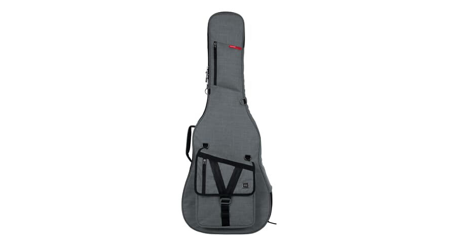 Gator GT-ACOUSTIC-GRY gig bag till western-gitarr, grå
