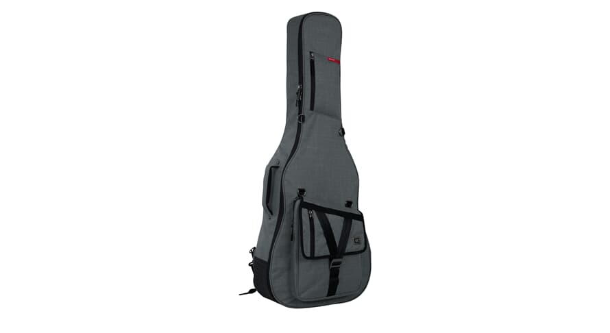 Gator GT-ACOUSTIC-GRY gig bag till western-gitarr, grå