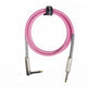 Grooveland Tweed Vinkel Gitarrkabel (1,5m - Pink)