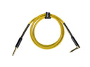 Grooveland Tweed Vinkel Gitarrkabel (1,5m - Gul)