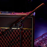 Gravity TMS 4232 B - Touring Series kort mikrofonstativ med sammenklappelig trefodsfod og 2-punkts justerbar teleskopboom, sort